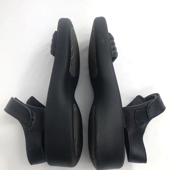 Birkenstock Tatami Black Soft Leather Unisex Sandals - Picture 7 of 13